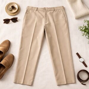 Brooks Brothers 346 Advantage Chino Clark Fit Khaki Tan W38 L34 — Vintage
